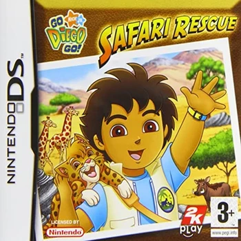 2k Play Go Diego Go Safari Rescue Refurbished Nintendo DS Game